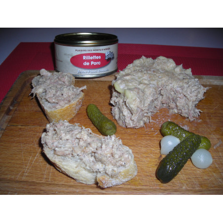 RILLETTES  DE PORC (conserve) 200g