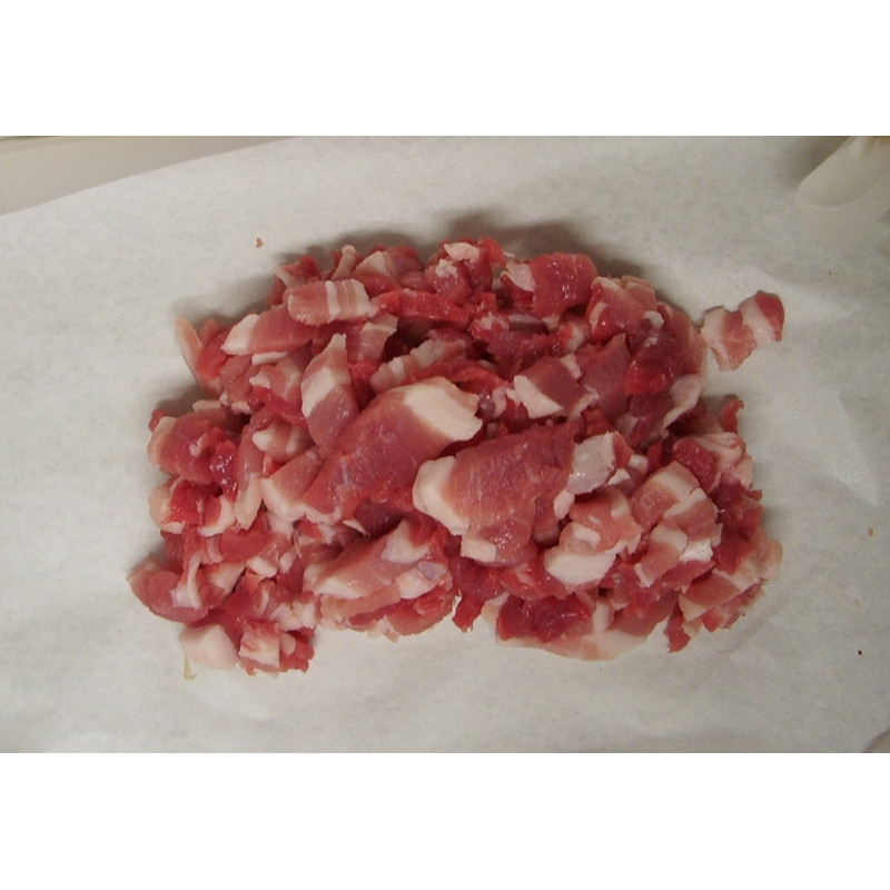 LARDONS 1/2 SEL - 500 gr