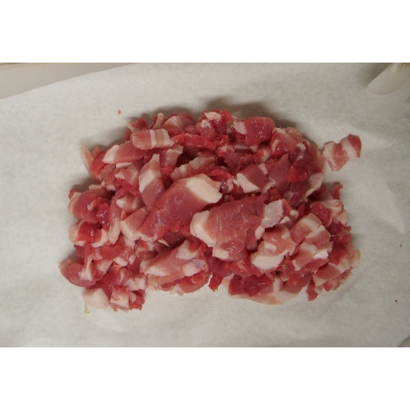 LARDONS 1/2 SEL - 500 gr