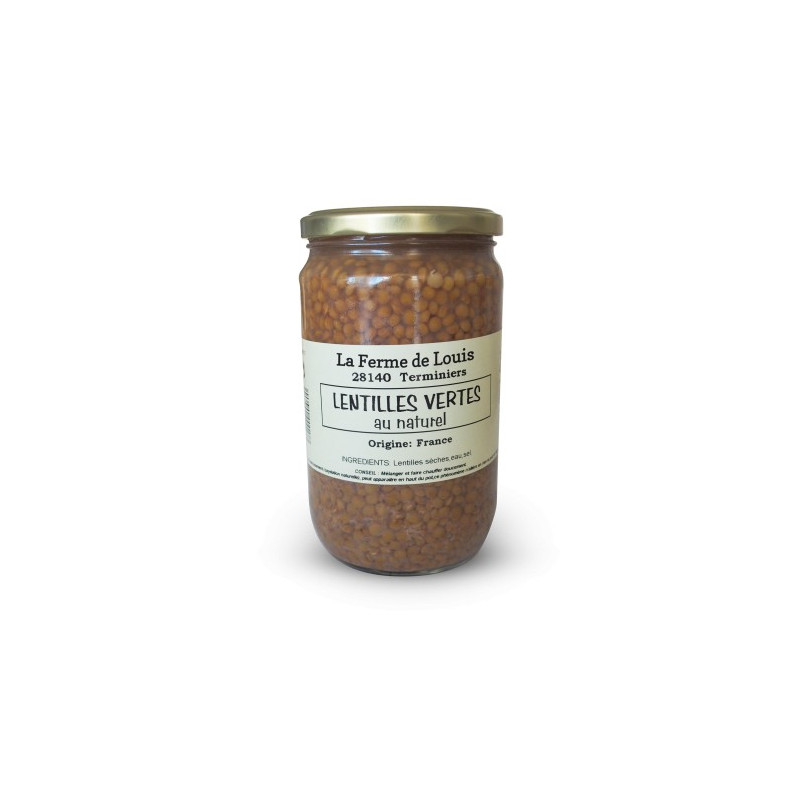  LENTILLES VERTES au naturel - 72cl