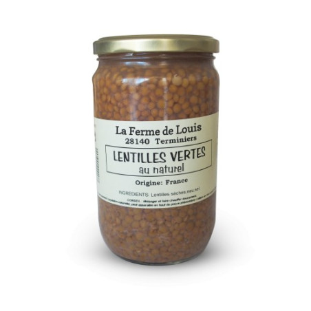  LENTILLES VERTES au naturel - 72cl