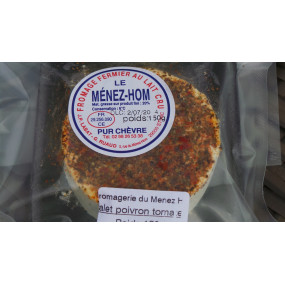 CHÊVRE PALET POIVRON TOMATE AIL