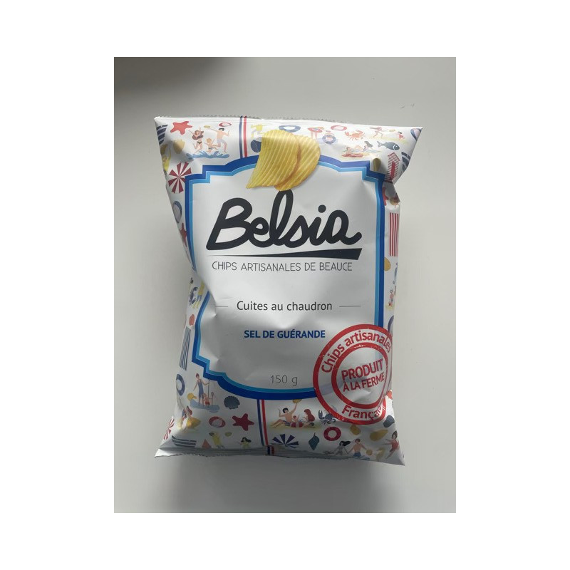 CHIPS ONDULÉES AU SEL DE GUÉRANDE - (150 gr) CHIPS ONDULÉES AU SEL DE GUÉRANDE - (150 gr)
