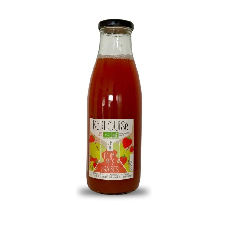 JUS POMMES FRAISES BIO - 75cl