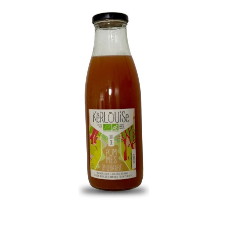 JUS POMMES RHUBARBE BIO - 75cl