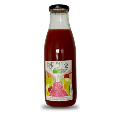 JUS POMMES CAROTTE BETTERAVE CITRON BIO - 75cl