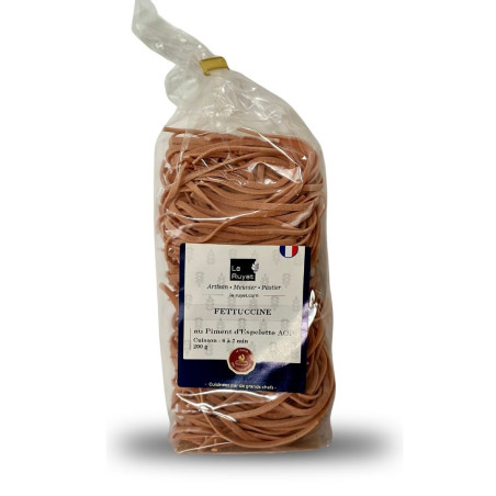 FETTUCCINE AU PIMENT D'ESPELETTE - 200G