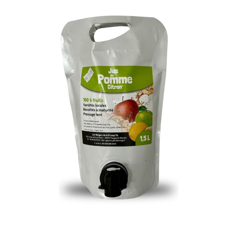 JUS DE POMMES PASTEURISÉ 3L JUS DE POMMES PASTEURISÉ 3L