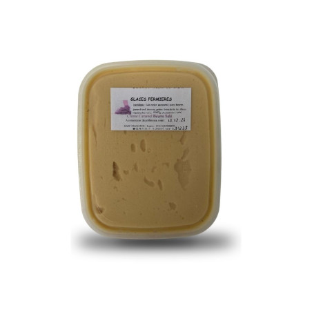 GLACE CRÈME CARAMEL BEURRE SALÉ - 0,6 L