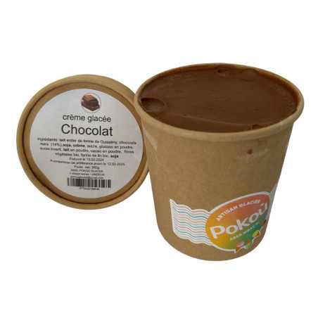 CRÈME GLACÉE  CHOCOLAT - 380 GR