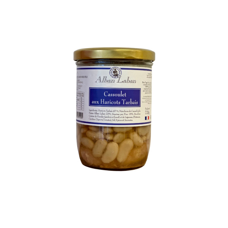 CASSOULET AUX HARICOTS TARBAIS - 720g CASSOULET AUX HARICOTS TARBAIS - 720g