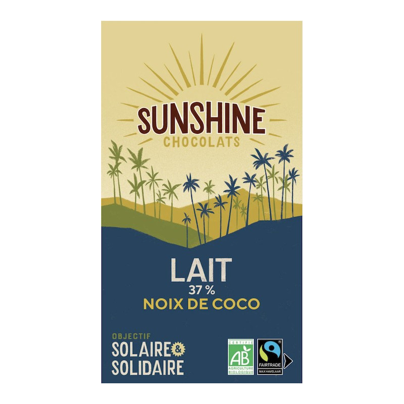 SHUNSHINE LAIT 37% NOIX DE COCO