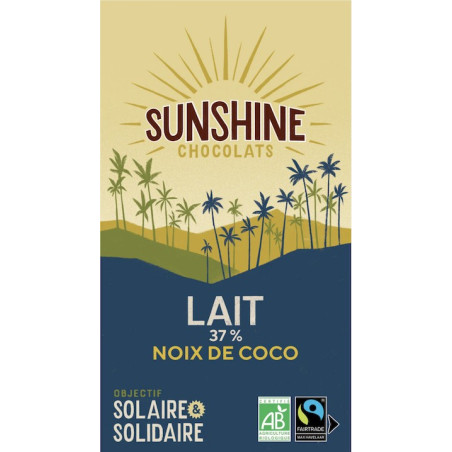 SHUNSHINE LAIT 37% NOIX DE COCO