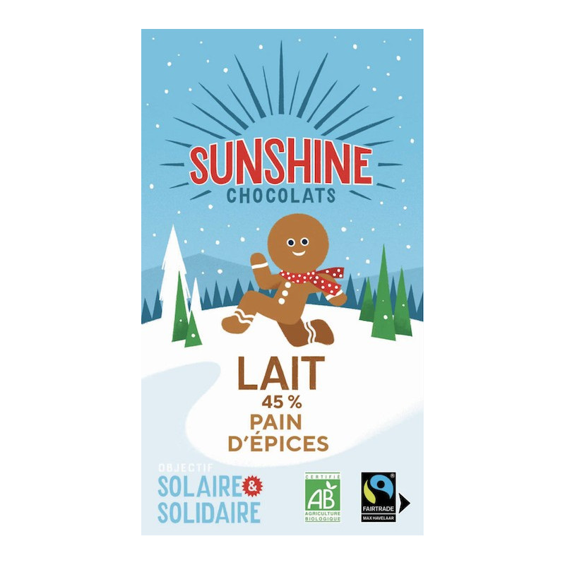 SUNSHINE LAIT PAIN D'ÉPICES 45% SUNSHINE LAIT PAIN D'ÉPICES 45%