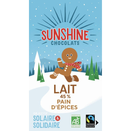 SUNSHINE LAIT PAIN D'ÉPICES 45% 