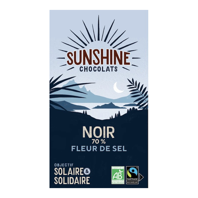 SUNSHINE NOIR FLEUR DE SEL 70% SUNSHINE NOIR FLEUR DE SEL 70%