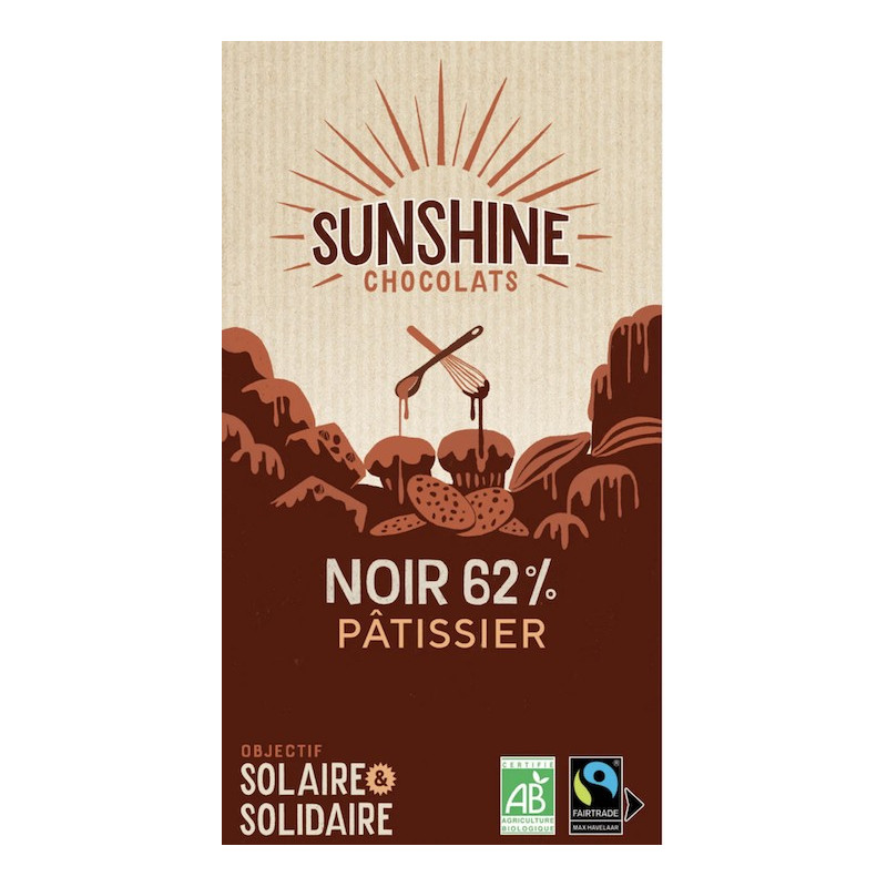 SUNSHINE NOIR PATISSIER 62% SUNSHINE NOIR PATISSIER 62%
