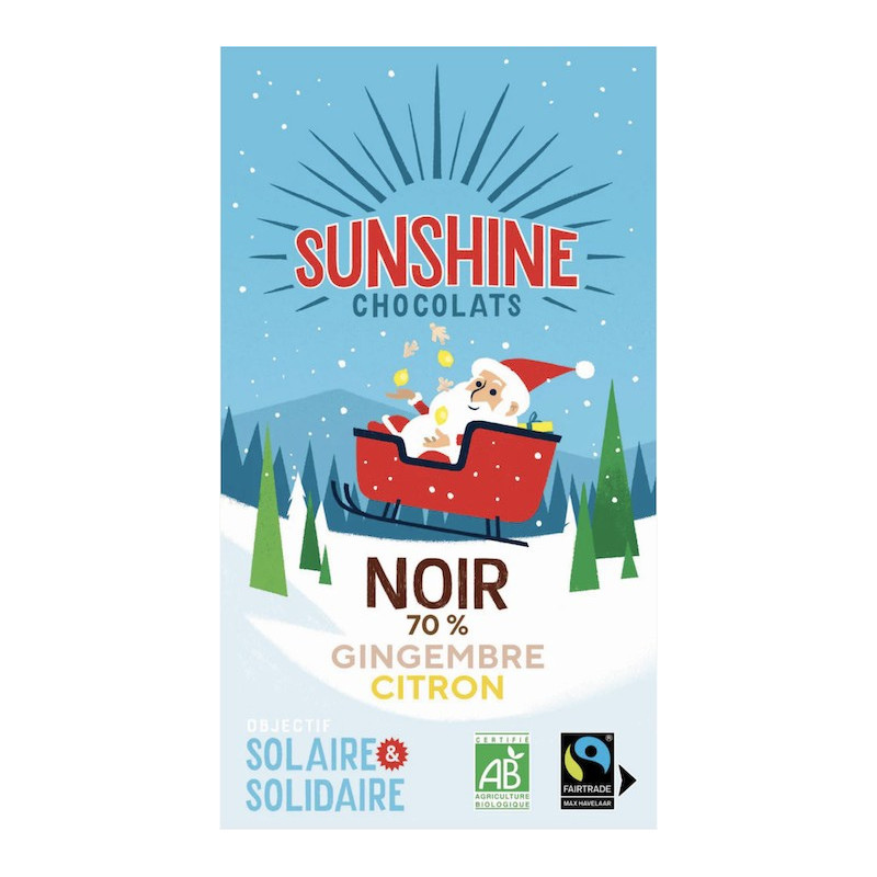SUNSHINE NOIR ÉCLATS DE CACAO 62%