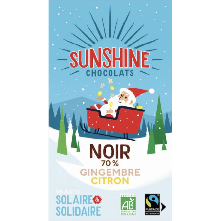 SUNSHINE NOIR ÉCLATS DE CACAO 62%