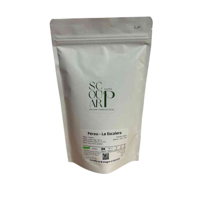 Café - Pérou - Grains - 200 gr Café - Pérou - Grains - 200 gr