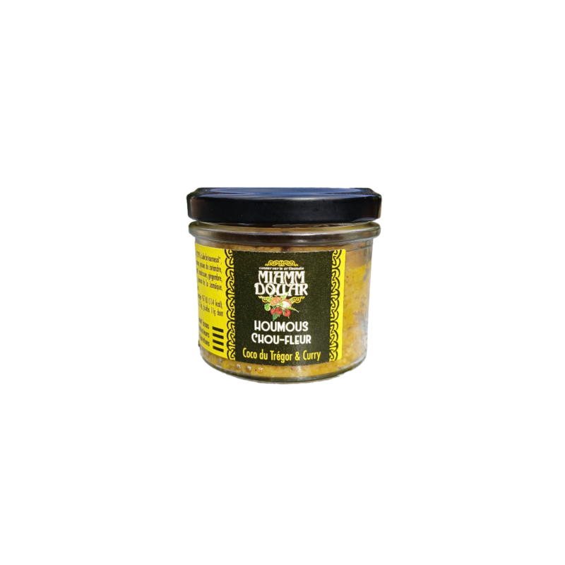 Houmous chou-fleur coco, curry - 100 gr Houmous chou-fleur coco, curry - 100 gr