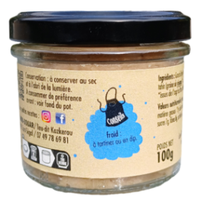 Houmous de coco du Trégor au cumin - 100 gr