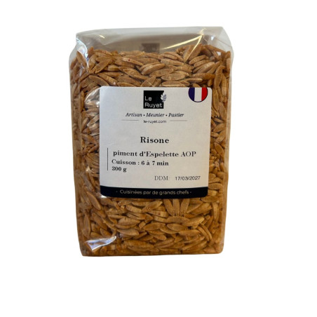 Risone au piment d'Espelette AOP - 300 gr